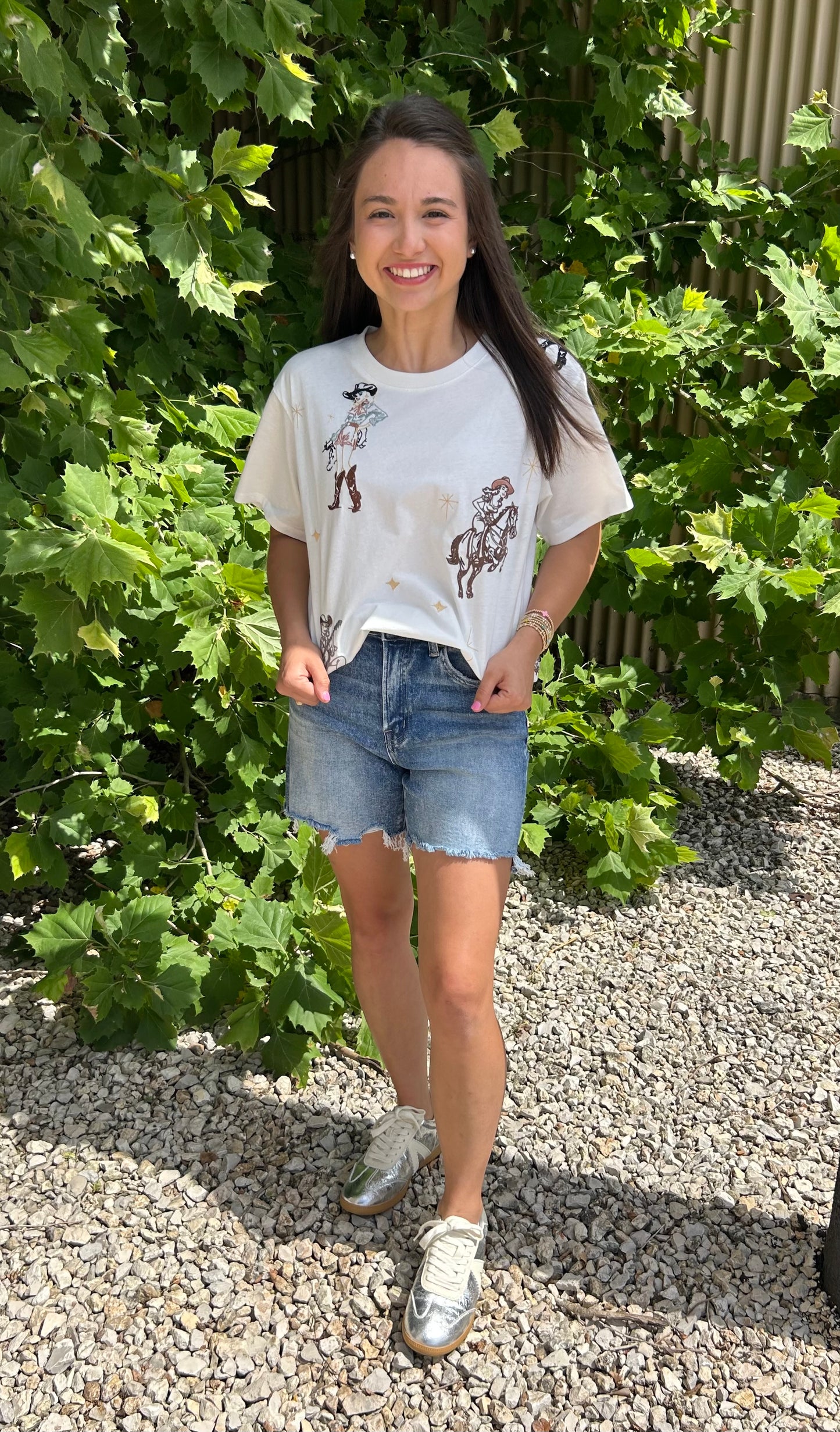 BLUE B WESTERN TEE