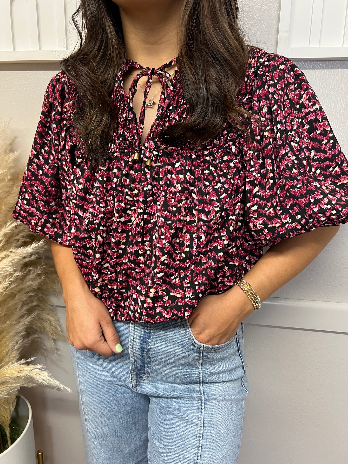 LAYLA BLACK ENTRO BLOUSE