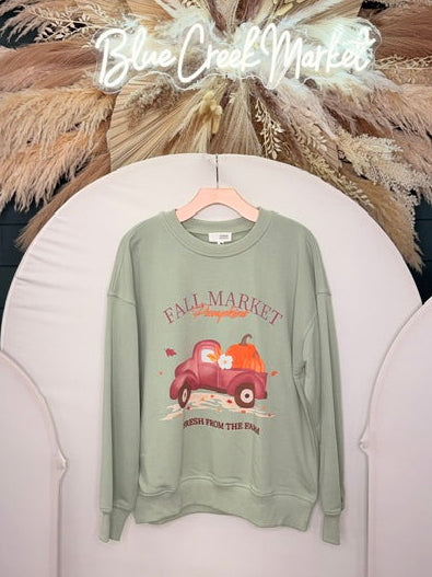SAGE FALL MARKET EMB SWEATER