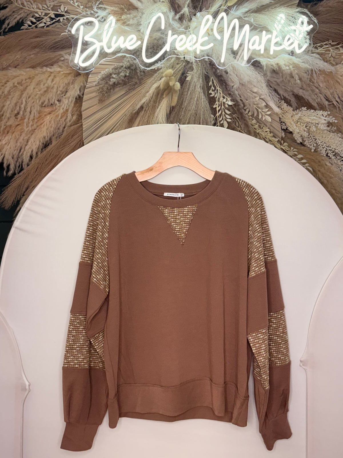 TAUPE NOVELTY PLLOVR