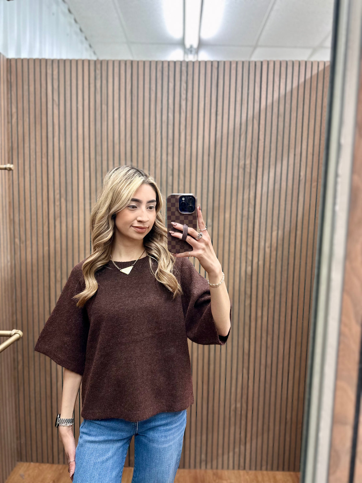 BROWN DANICA TOP