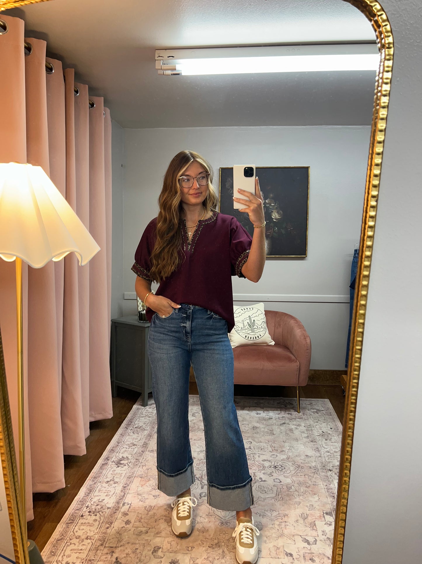 SOFT LEOPARD TRIM TOP