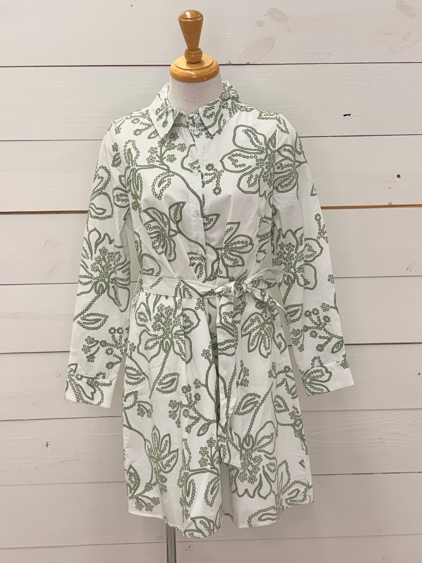 SARAH LACECAP WHT DRESS
