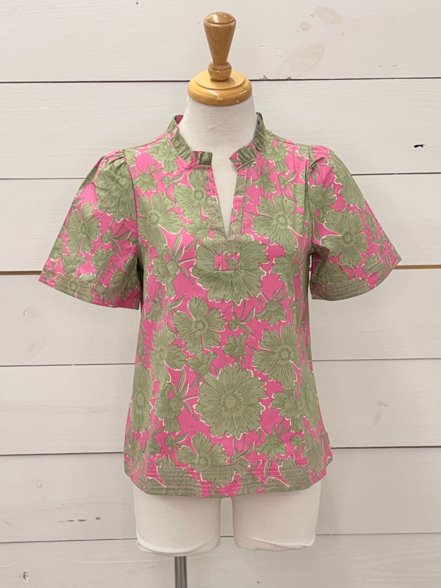 RAMONA GARDEN GREEN TOP