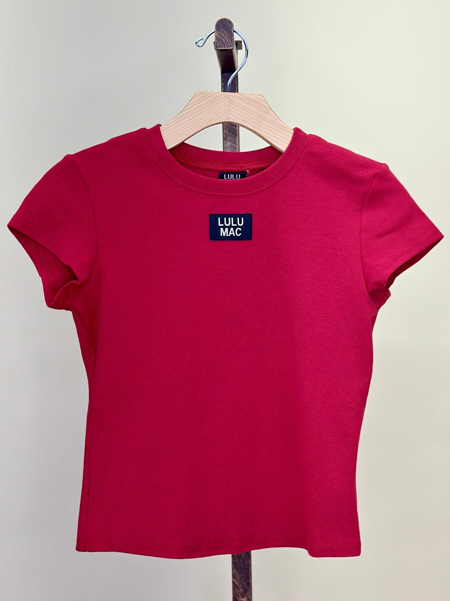 BABY DOLL TOP SS - CARDINAL