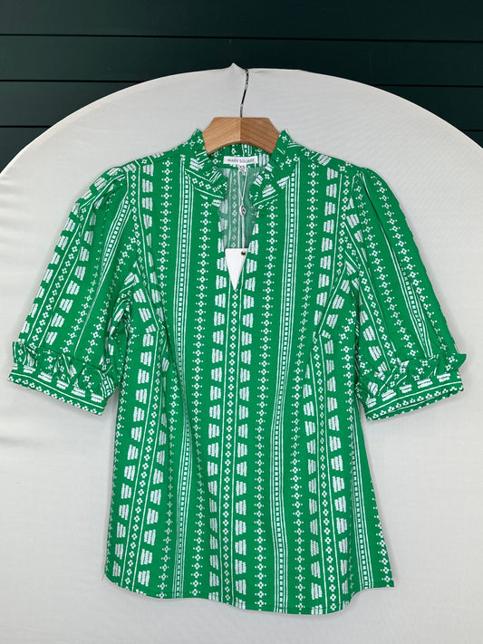 COLETTE HERITAGE GREEN TOP