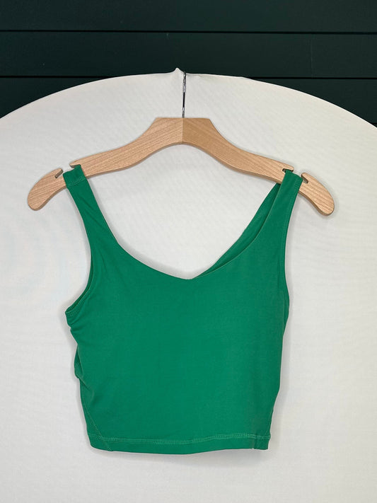 V-NECK ATHLETIC TOP WITH PADDING