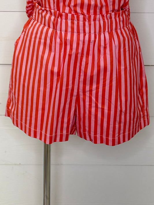 ORANGE/PINK STRIPE SHORT