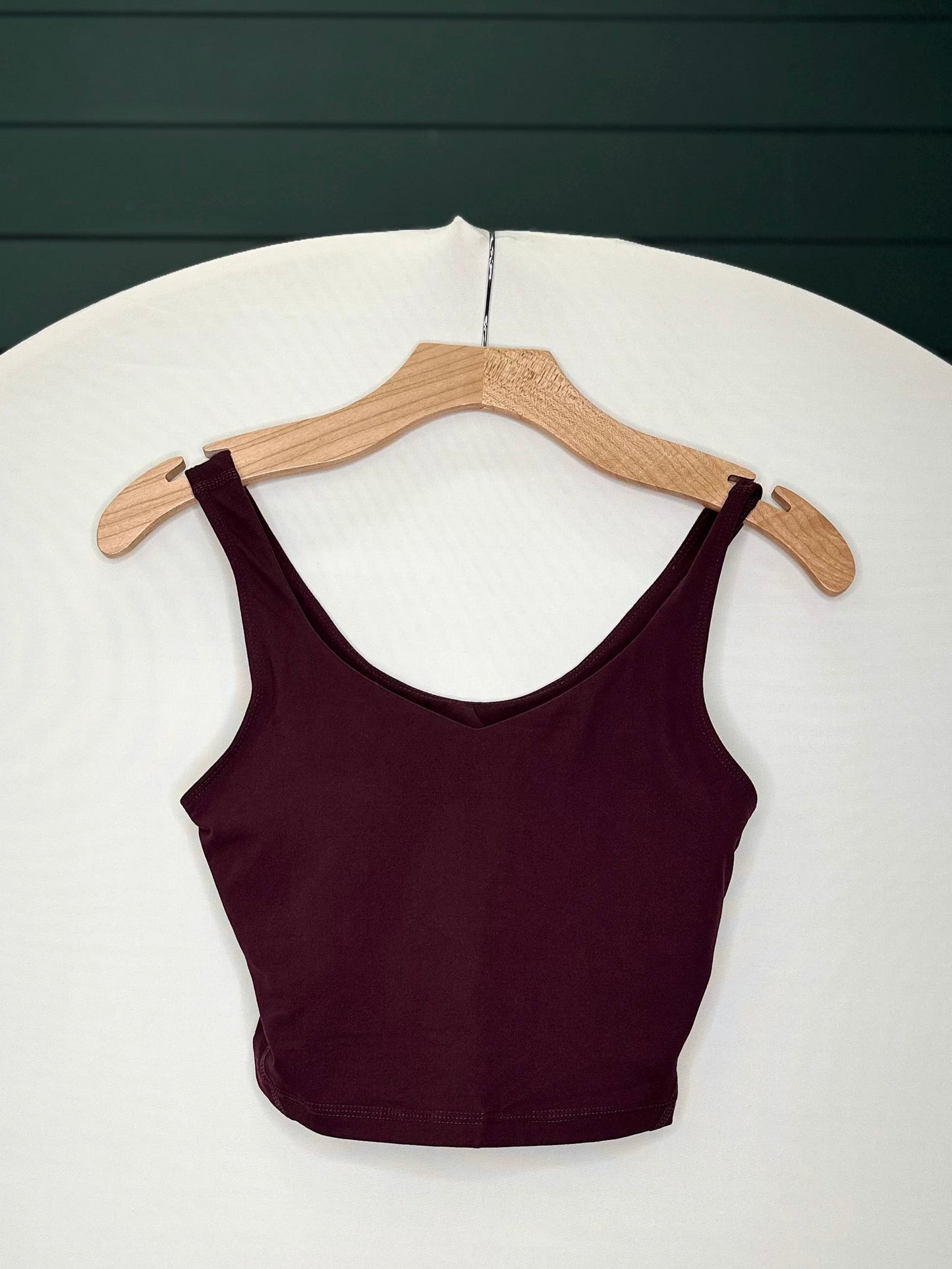 V-NECK ATHLETIC TOP WITH PADDING
