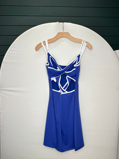 Royal blue active dress