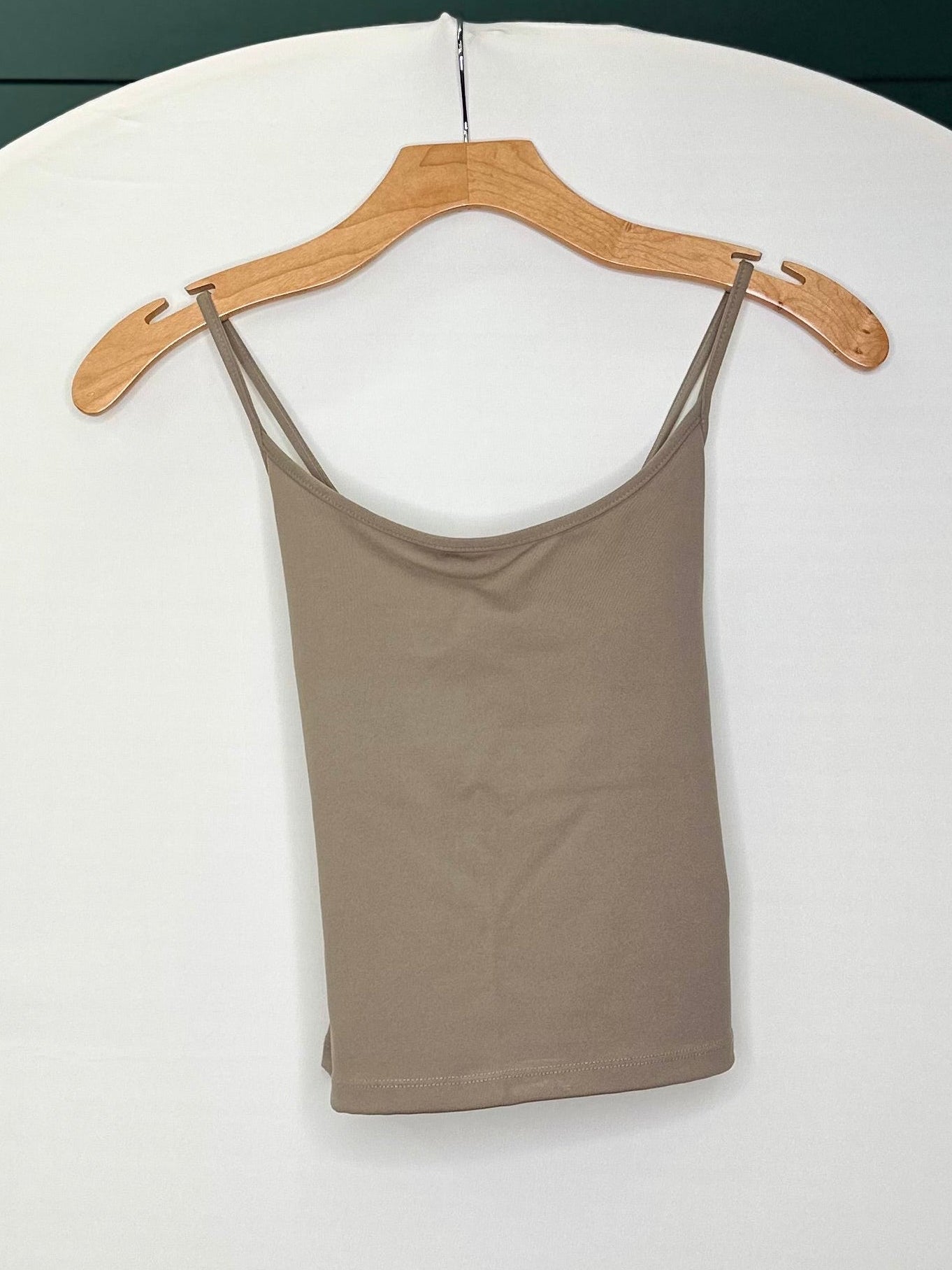 Warm grey cross back activity tank