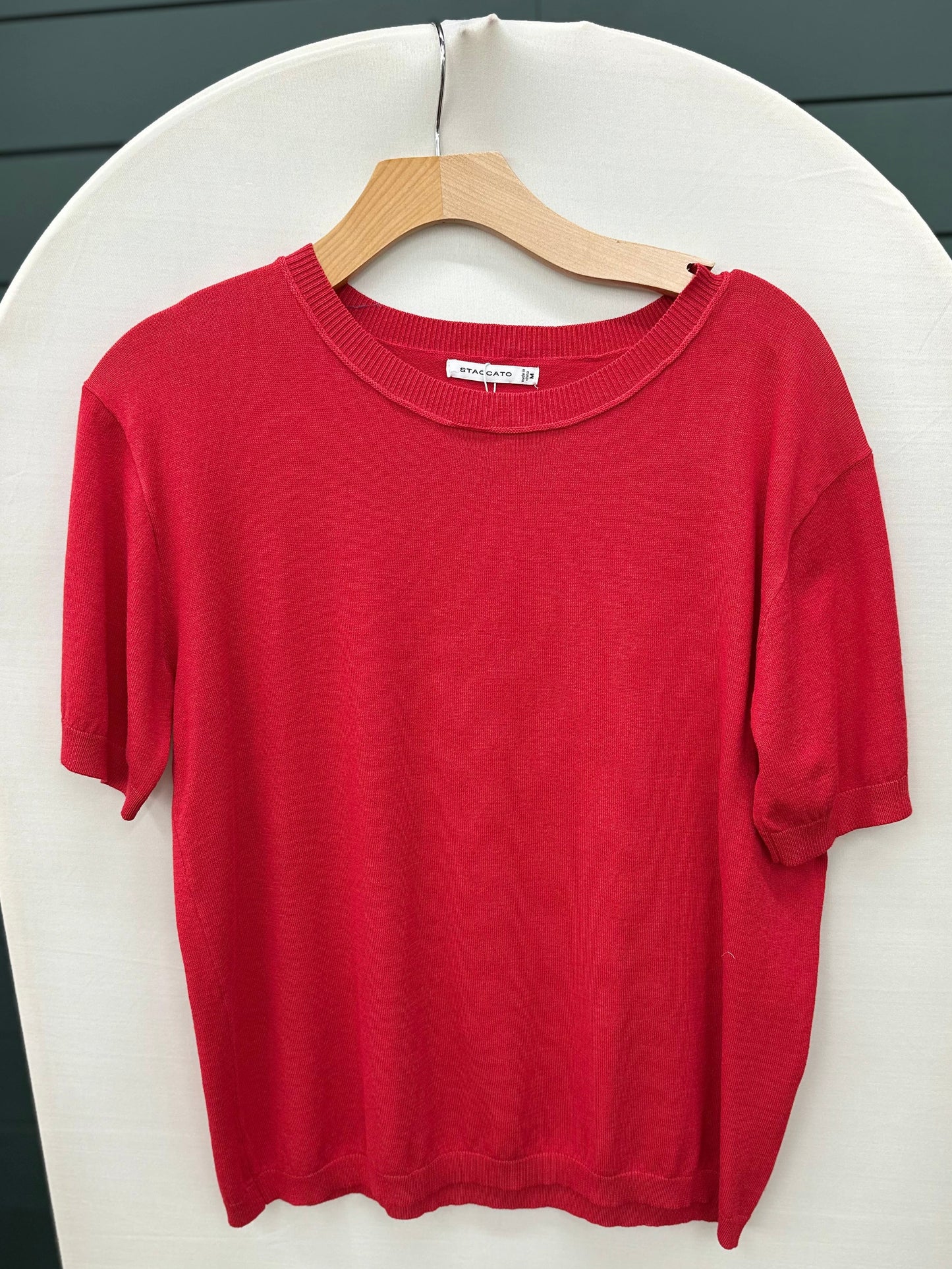 RED CREW BASIC SHORT SLEEVE