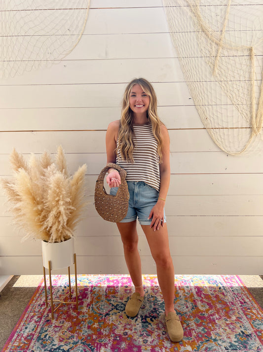 LATTE KNIT TANK