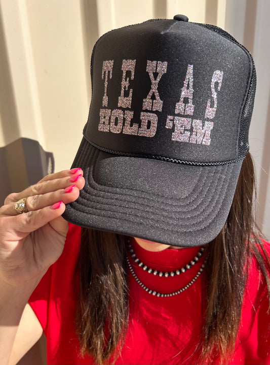 TEXAS HOLD 'EM TRUCKER HAT