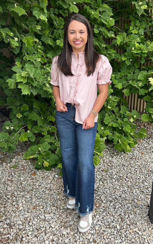MARY BLUSH PINK BLOUSE