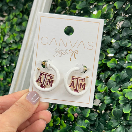 CANVAS STYLE A&M WHITE HOOP