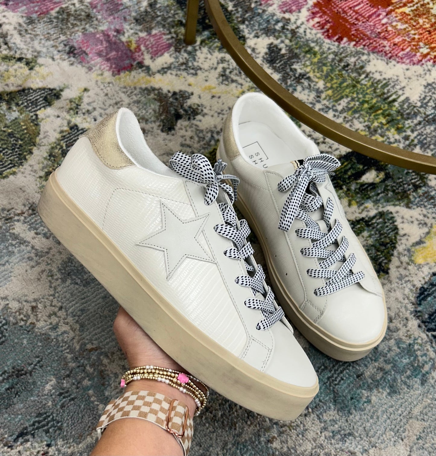 SHU SHOP REBA BONE SNEAKER