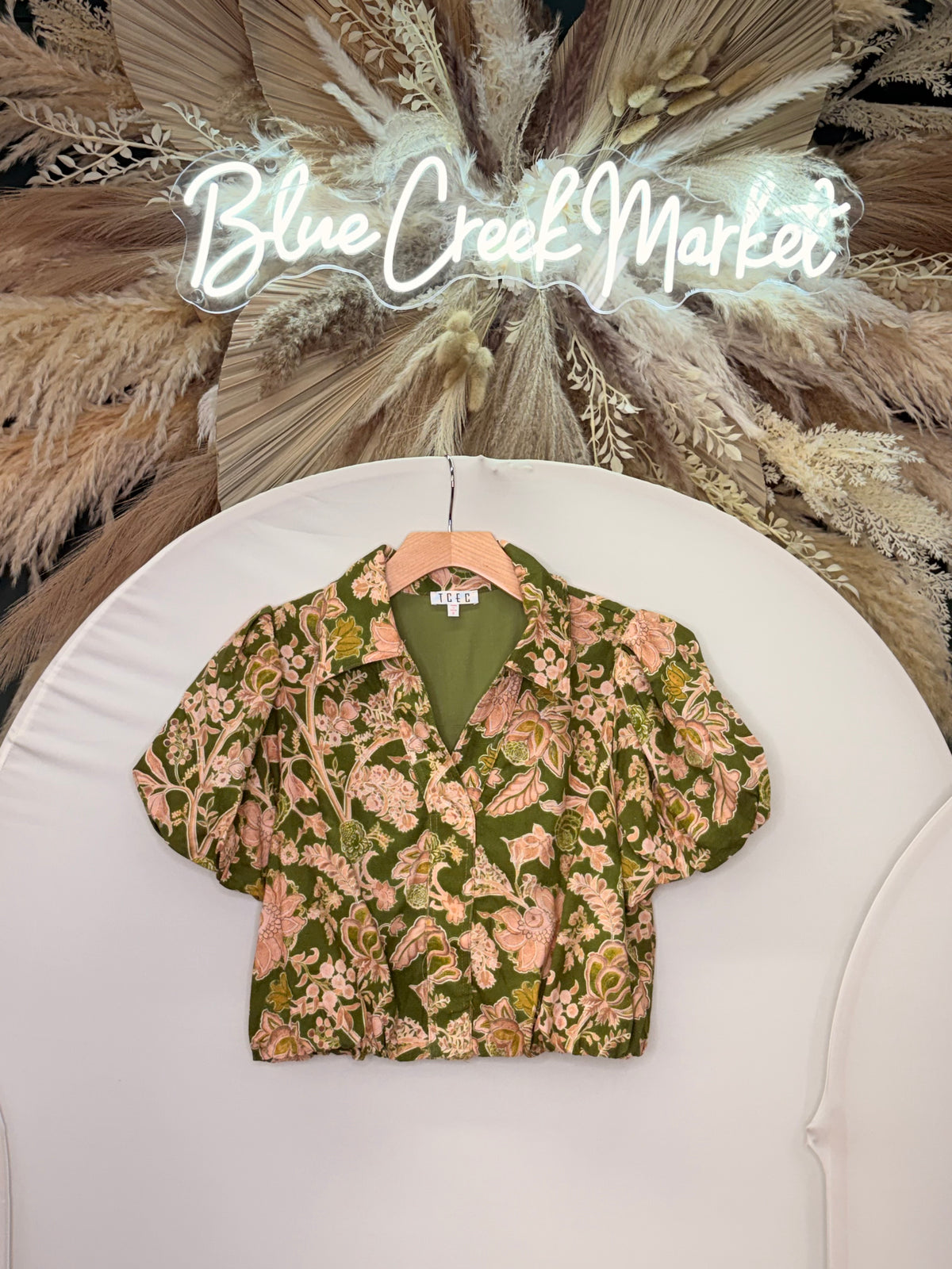 GREEN/PINK FLRL BBL CROP