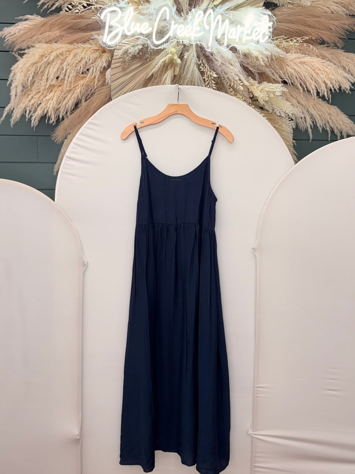 ECRU AND NAVY SWEATER DRESS SET