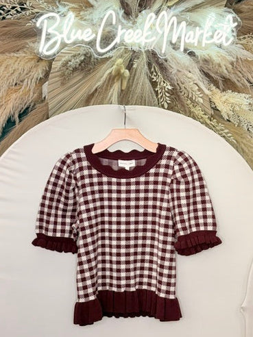 RED BEAN SWEATER