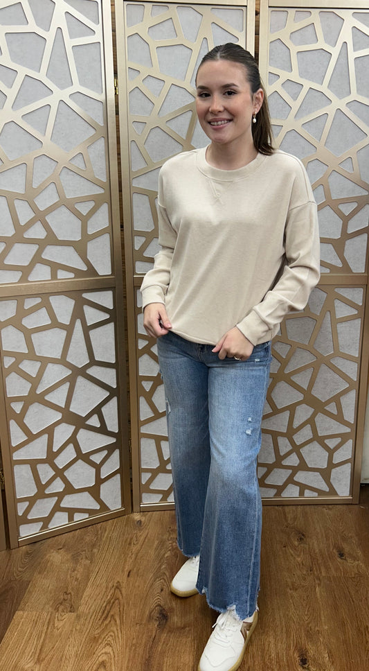 REAGAN OATMEAL PULLOVER