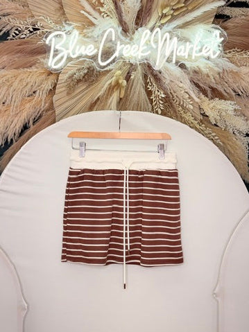 BROWN SKORT