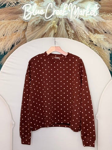 POLKA DOT SWEATER