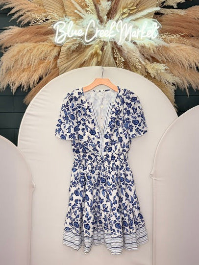 TRACY MINI SCRIPT DRESS