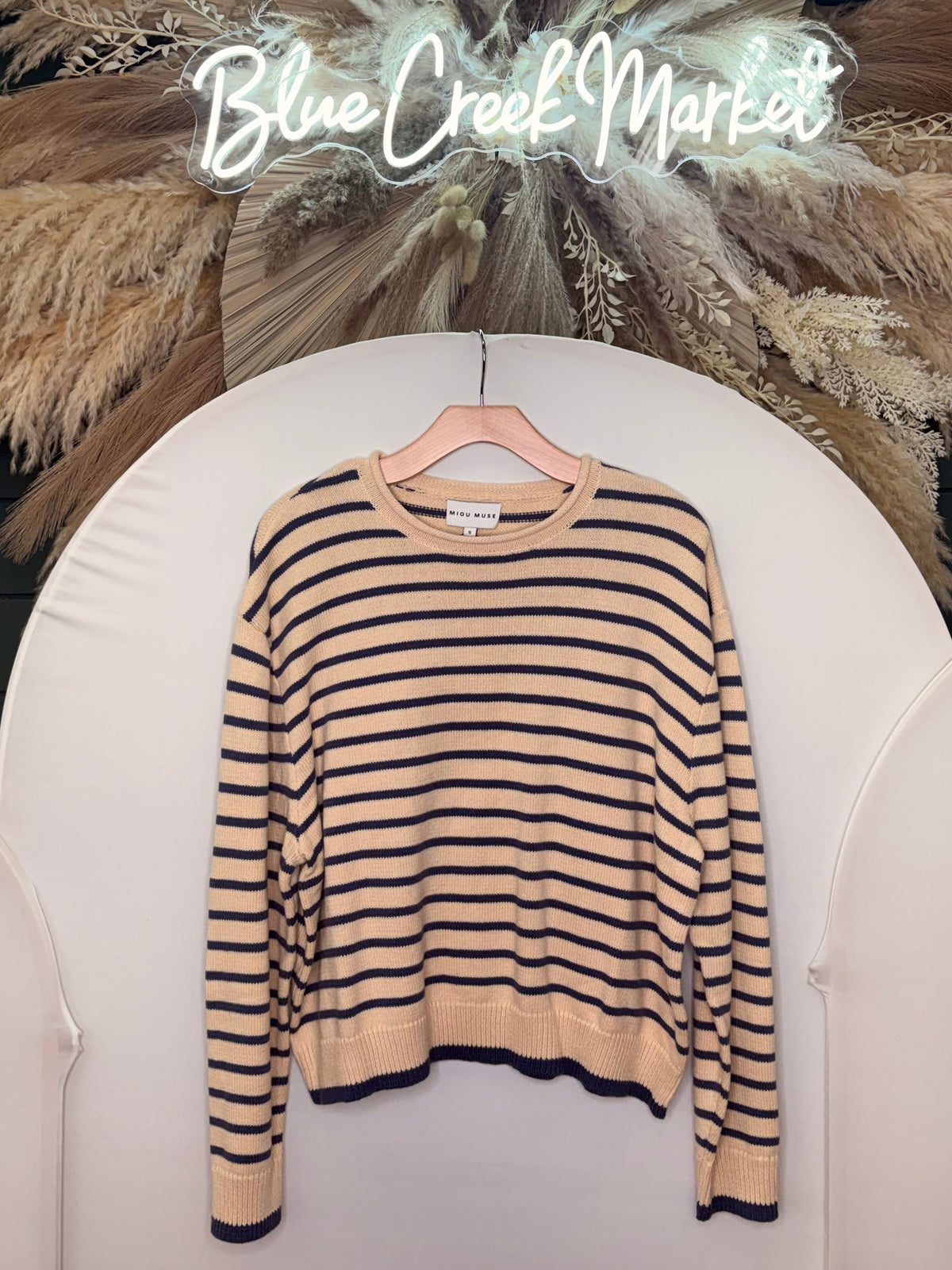 STRIPE SWEATER TOP