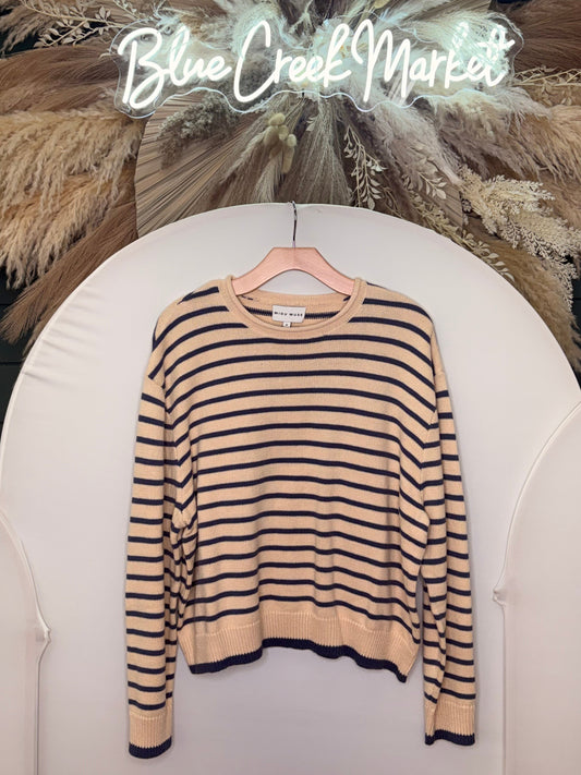 STRIPE SWEATER TOP