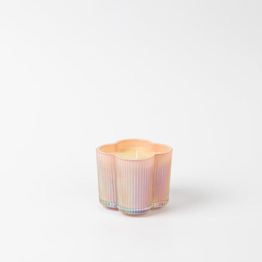 PINK QUATREFOIL CANDLE